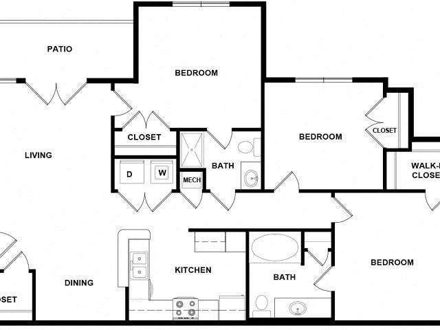 Apartment for rent in Mecklenburg, North Carolina