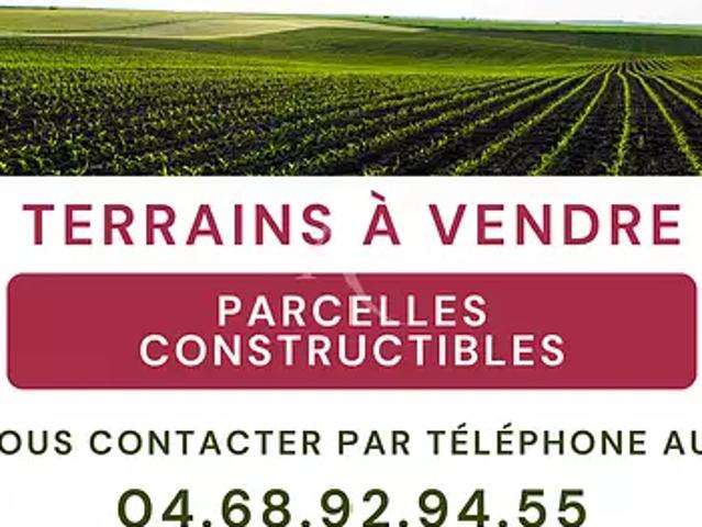 Terrain vente à Perpignan, Cases-de-pène