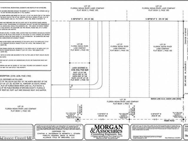 Land for sale in Malabar, Brevard County