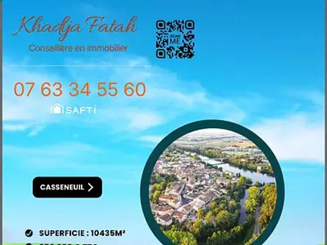 Terrain vente à Villeneuve-sur-Lot, Casseneuil