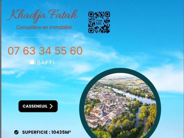 Terrain vente à Villeneuve-sur-Lot, Casseneuil