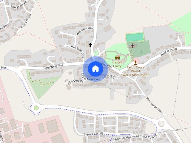House for rent in Coity Higher, Coity
