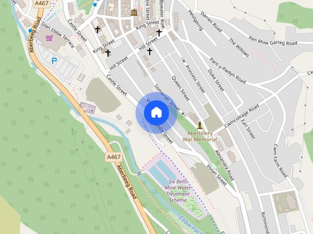 House for rent in Abertillery, Wales