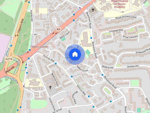 Apartment for rent in Southfields, Greater London