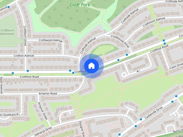 Apartment for rent in Croftfoot, Scotland