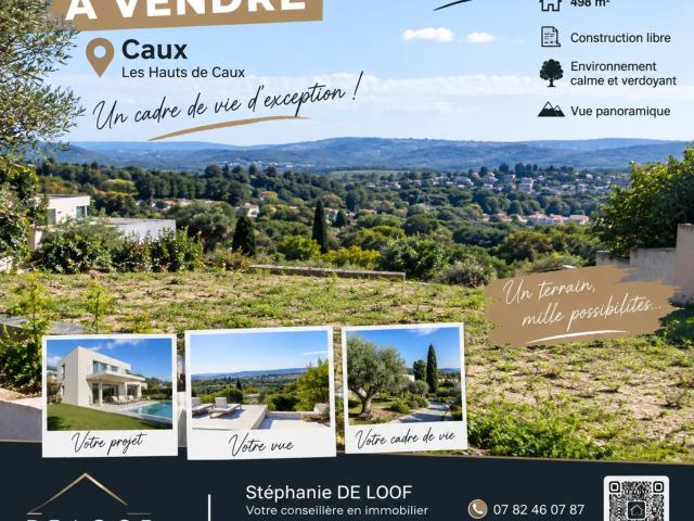 Terrain vente à Caux, Hérault