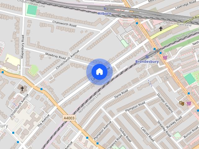Apartment for rent in Brondesbury, Greater London