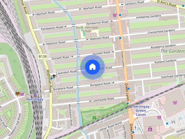 Apartment for rent in Harringay, Greater London