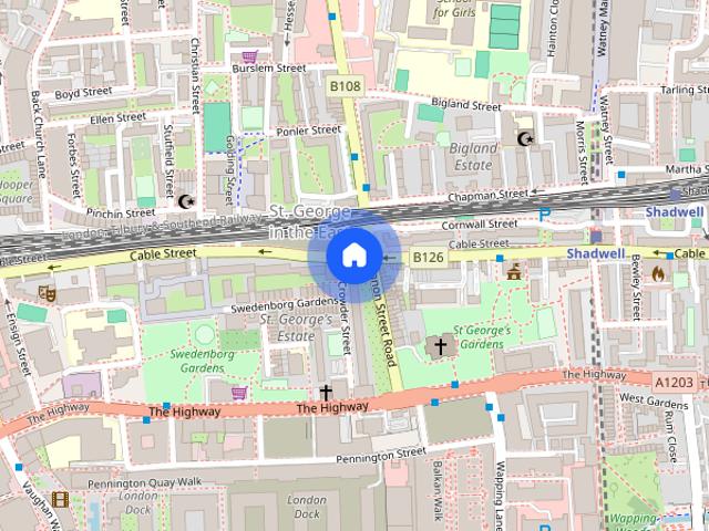 Apartment for rent in St. George in the East, Greater London