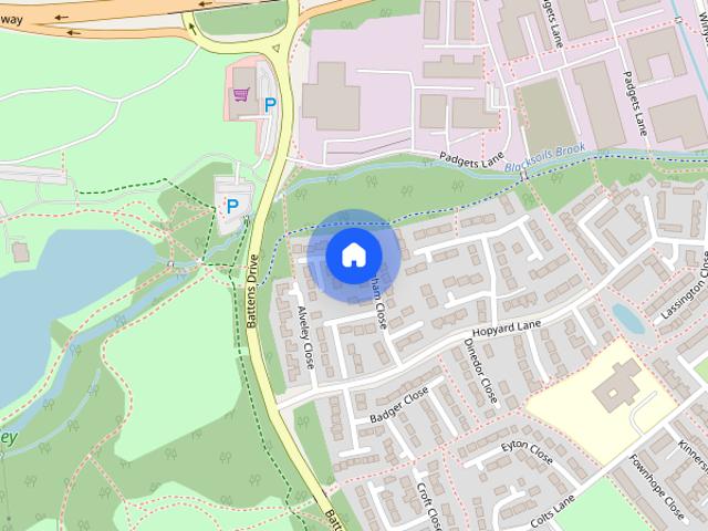 House for rent in Church Hill South, Redditch