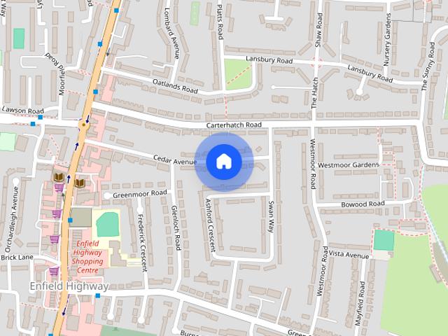 House for rent in Ponders End, Greater London