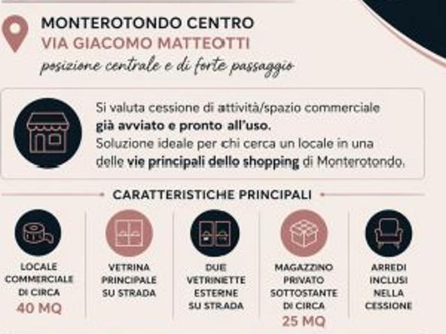 Locale Commerciale in vendita a Roma Capitale, Lazio