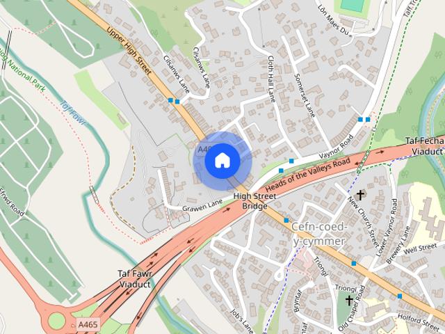 House for rent in Vaynor, Wales