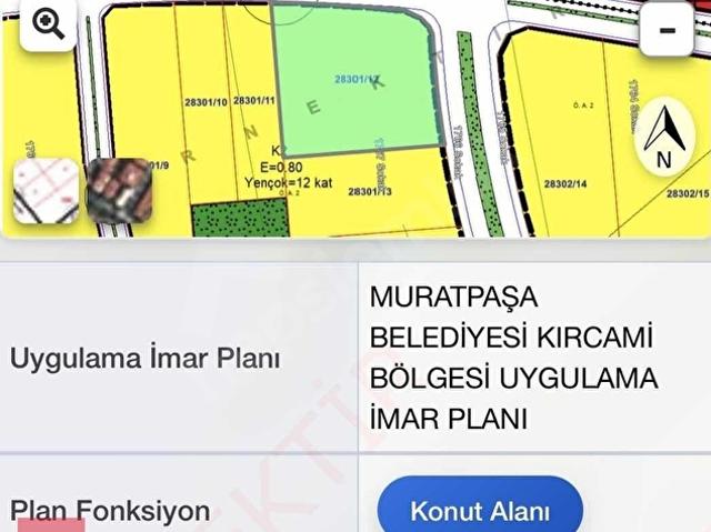 Muratpaşa, Antalya içerisinde satılık Arsa