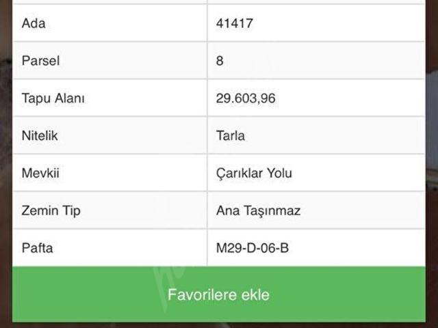 Boruktolu Mahallesi, Meram içerisinde satılık Arsa