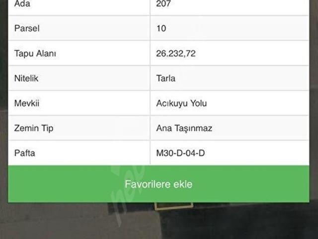 Akçayazı, Karapınar içerisinde satılık Arsa