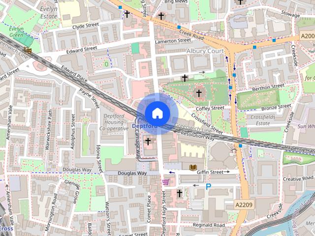 Apartment for rent in London Borough of Lewisham, Deptford