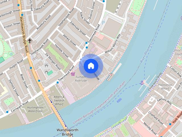 Apartment for rent in Fulham Riverside, Greater London