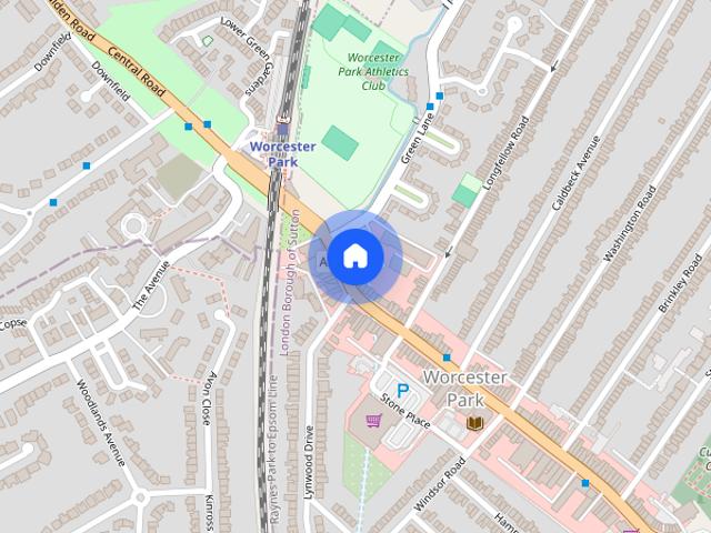 Apartment for rent in Worcester Park, Greater London