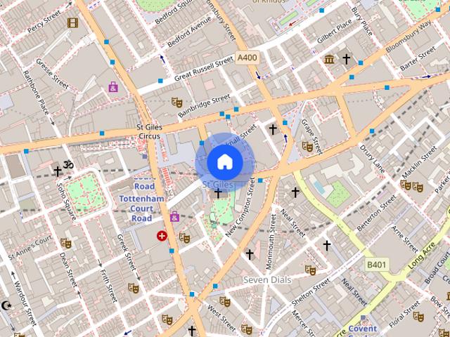 Apartment for rent in Saint Giles, Bloomsbury