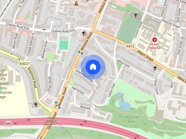Apartment for rent in Chalvey, Slough