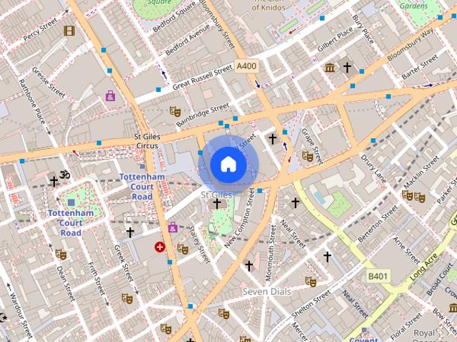 Apartment for rent in Saint Giles, Bloomsbury