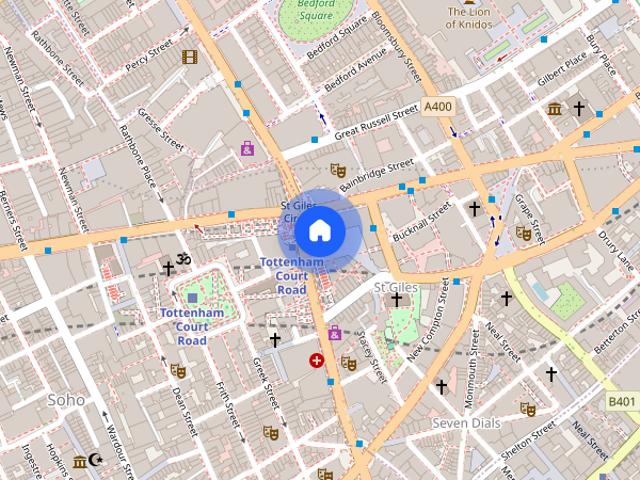 Apartment for rent in Saint Giles, Bloomsbury