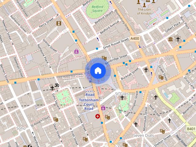 Apartment for rent in Saint Giles, Bloomsbury