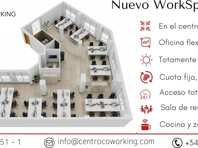Oficina en alquiler en l'Eixample, Comarca de València