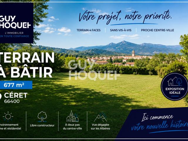 Terrain vente à Céret