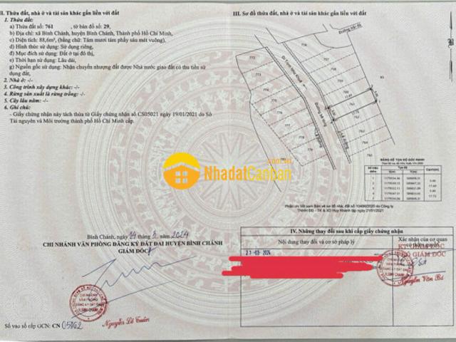 Mặt bằng bán