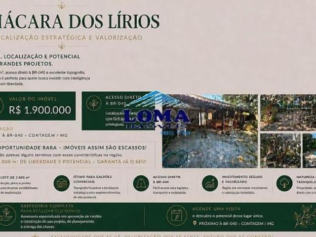 Sítio e chácara venda em Chácaras Boa Vista, Contagem