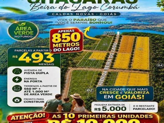 Sítio e chácara venda em Residencial Lago das Aroeiras, Caldas Novas