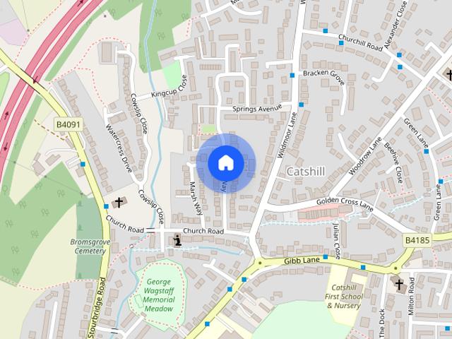 House for rent in Catshill and North Marlbrook CP, Bromsgrove