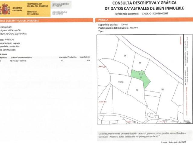 Chalet en alquiler en Grado, Asturias