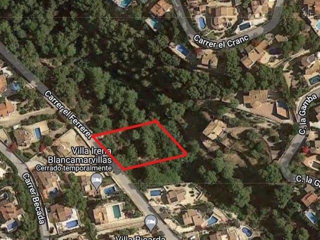 Terreno en venta en Benissa