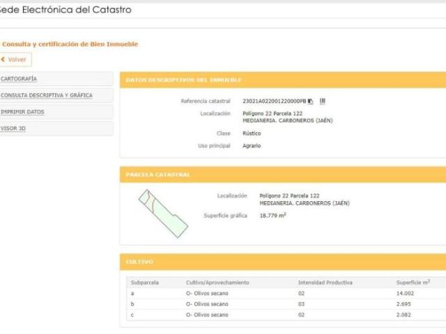 Chalet en venta en Carboneros, Andalucía
