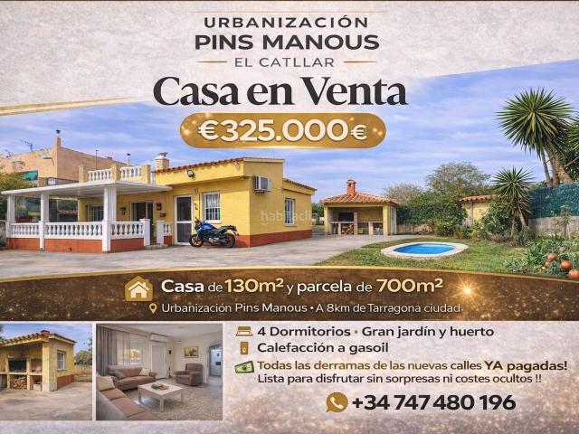 Chalet en venta en Tarragonès, Catalunya
