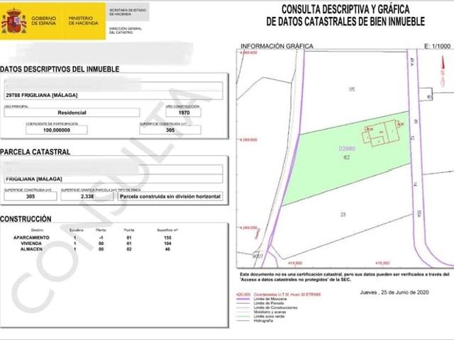 Villa en venta en Frigiliana