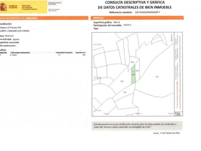 Chalet en venta en Grado, Asturias