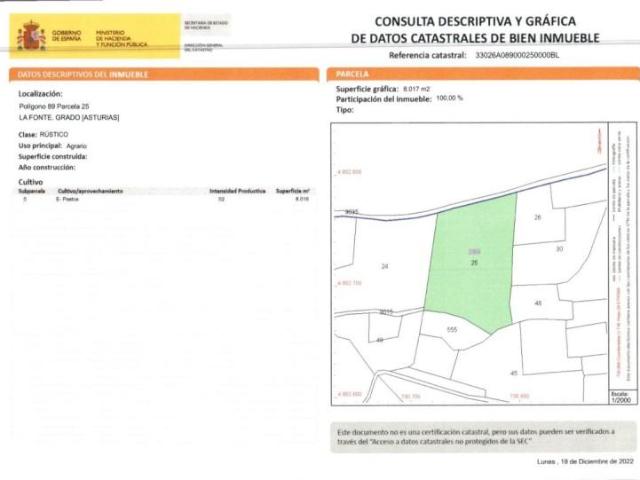 Chalet en venta en Grado, Asturias