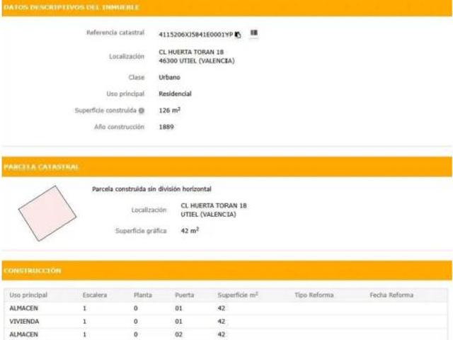 Chalet en venta en La Plana de Utiel-Requena, Valencia