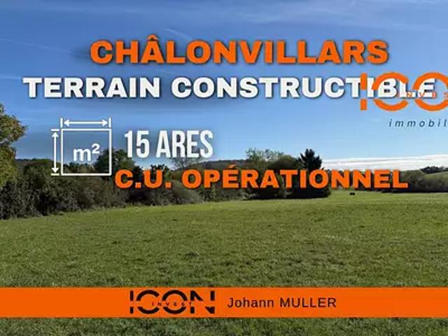Terrain vente à Châlonvillars, Haute-Saône