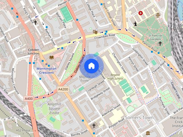 Apartment for rent in Somers Town, Greater London