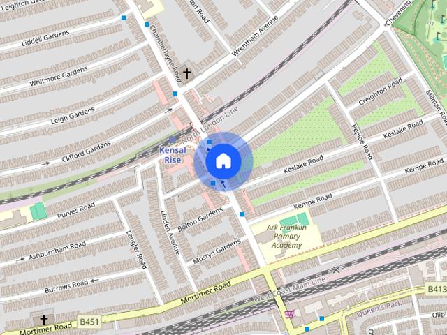 Apartment for rent in Brondesbury Park, Greater London