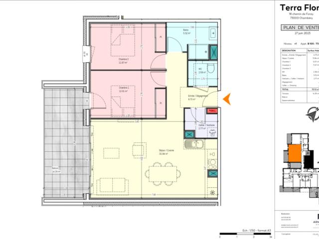 Appartement vente à Chambéry
