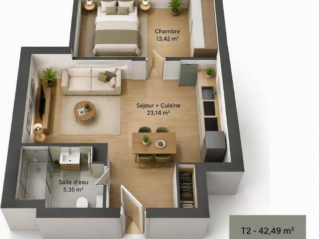 Appartement location à Les Champignots, Champagne-sur-Seine