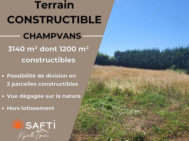 Terrain vente à Dole, Champvans