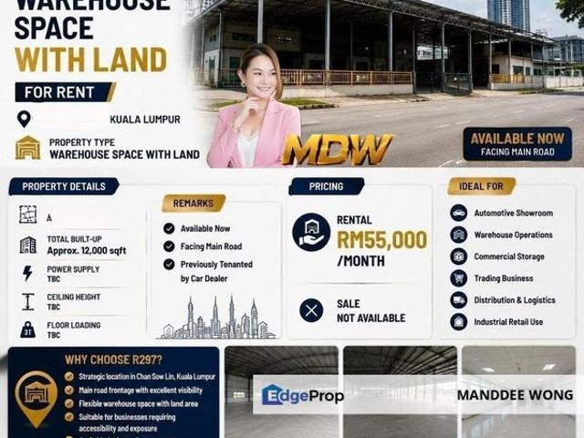 Warehouse for rent in Country Heights Damansara, Kuala Lumpur