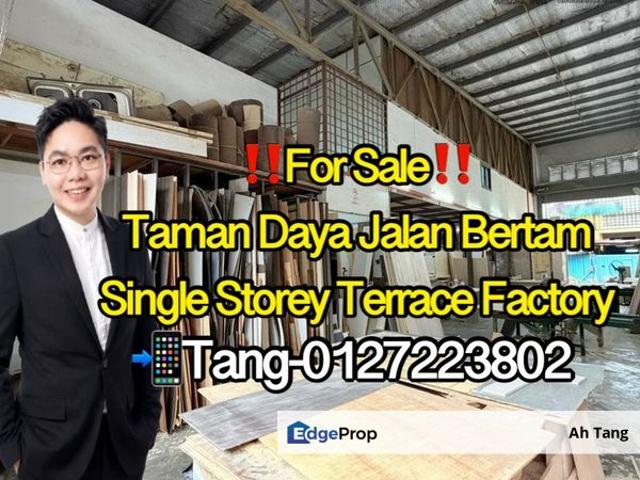 Warehouse for sale in Johore Bahru, Johor